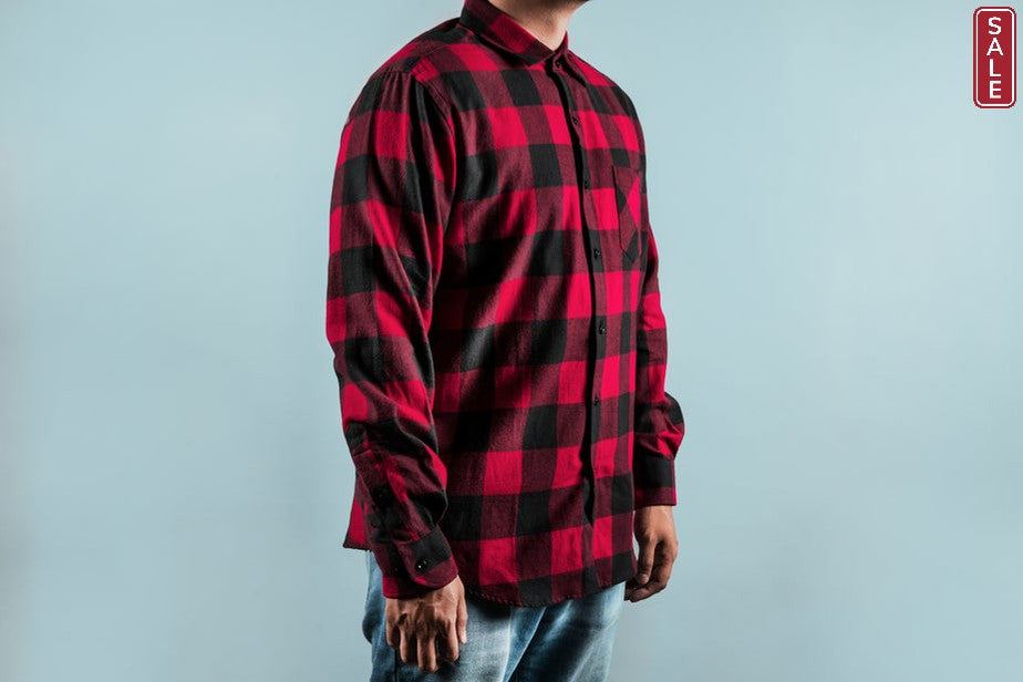Chequered Red Shirt - kich-9563
