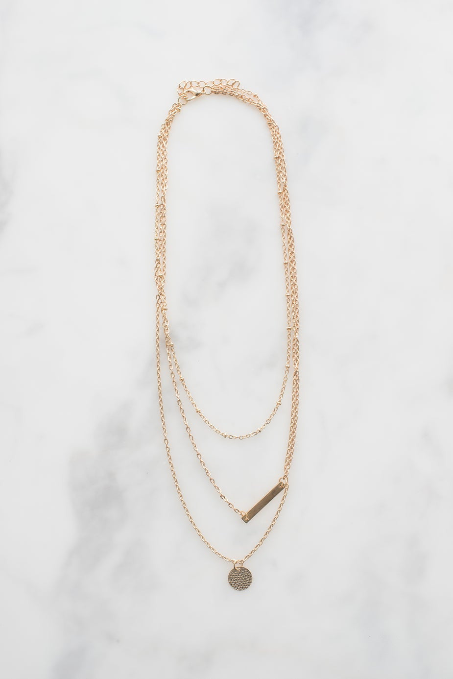 Dainty Gold Necklace - kich-9563