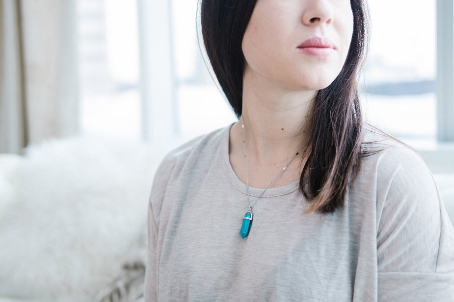 Gemstone Necklace - kich-9563