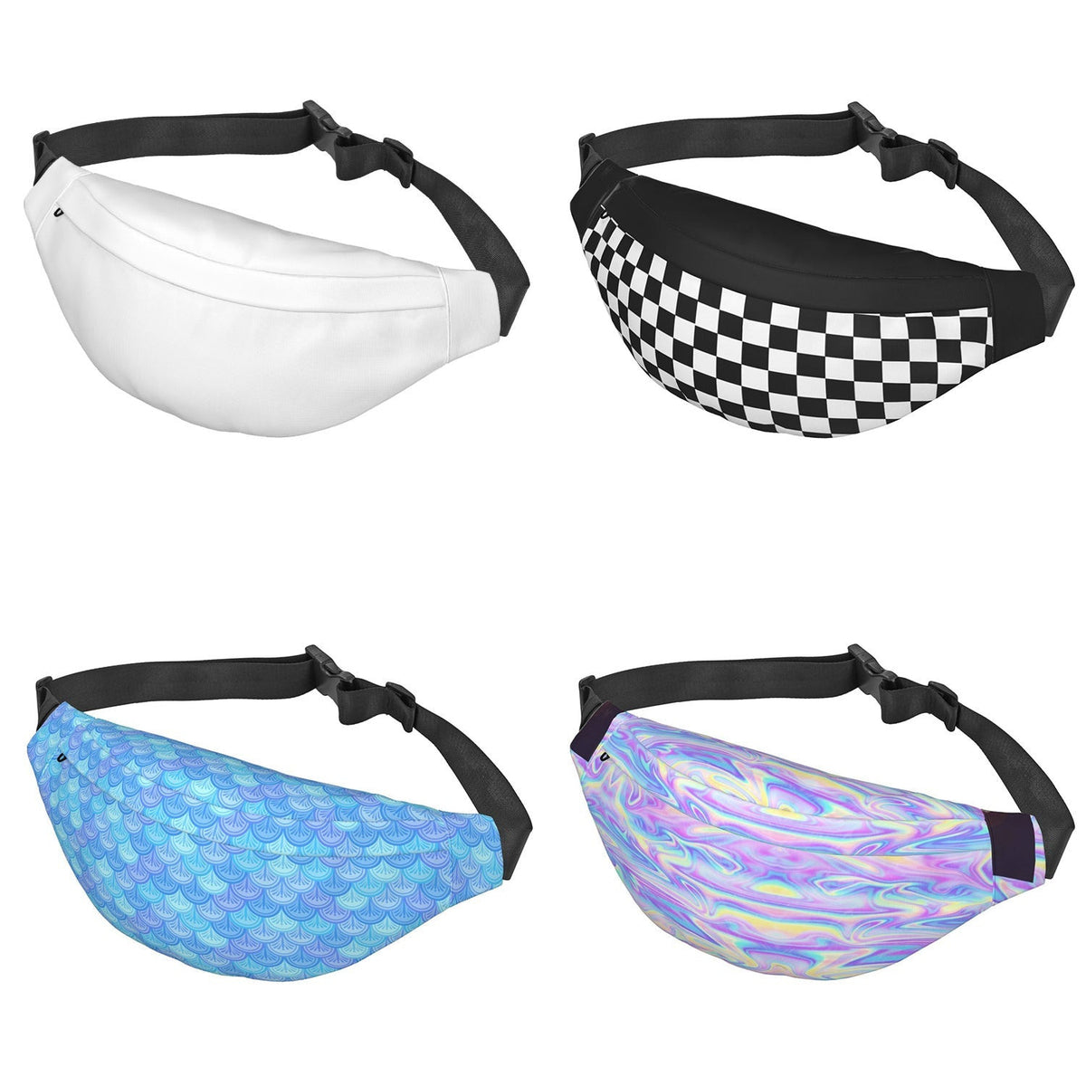 Streetwear All-Over Print Waist Bag - kich-9563